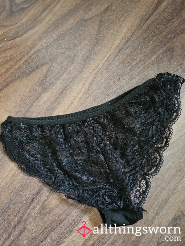 Worn Black Panty