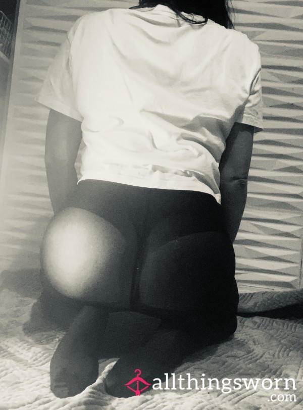 Worn Black Sheer Tights From Petite Electrician Goddess - Sweaty Foot Fetish Heaven 💋