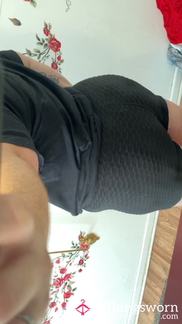 Worn Black Shorts