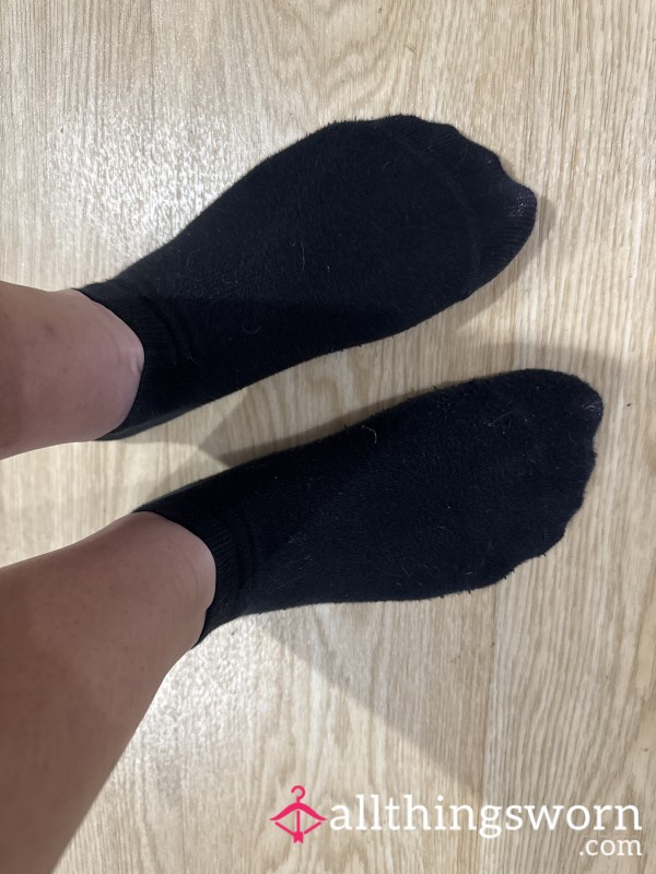 Worn Black Socks For 1 Day An 1 Night