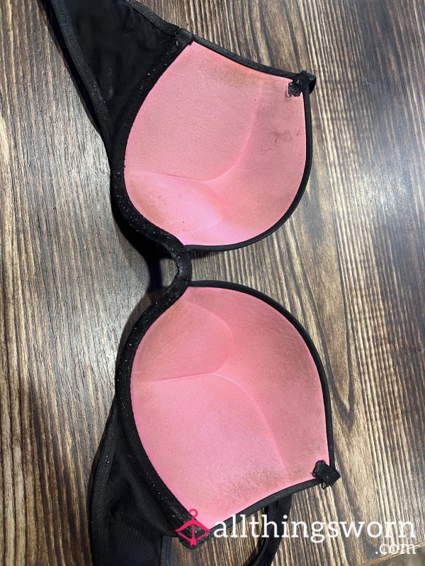 WORN Black VS Bra