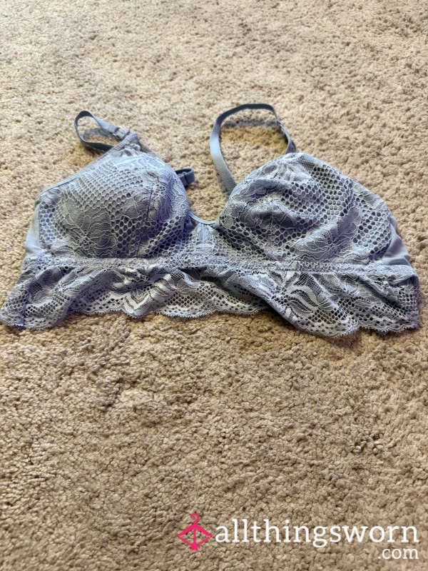 Worn Blue Bralette