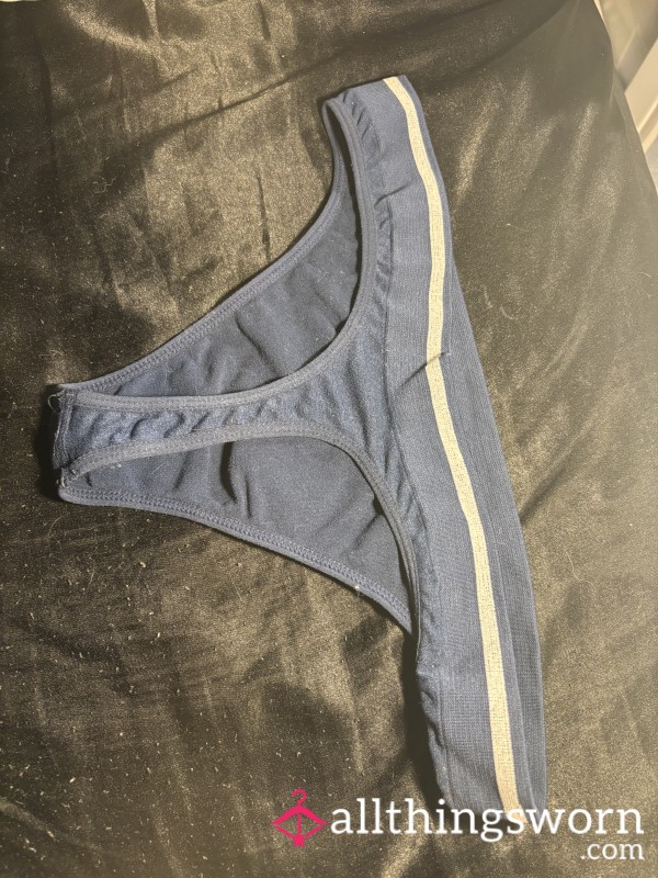 Worn Blue Thong – Soft, S**y & Freshly Worn Just For You 💙