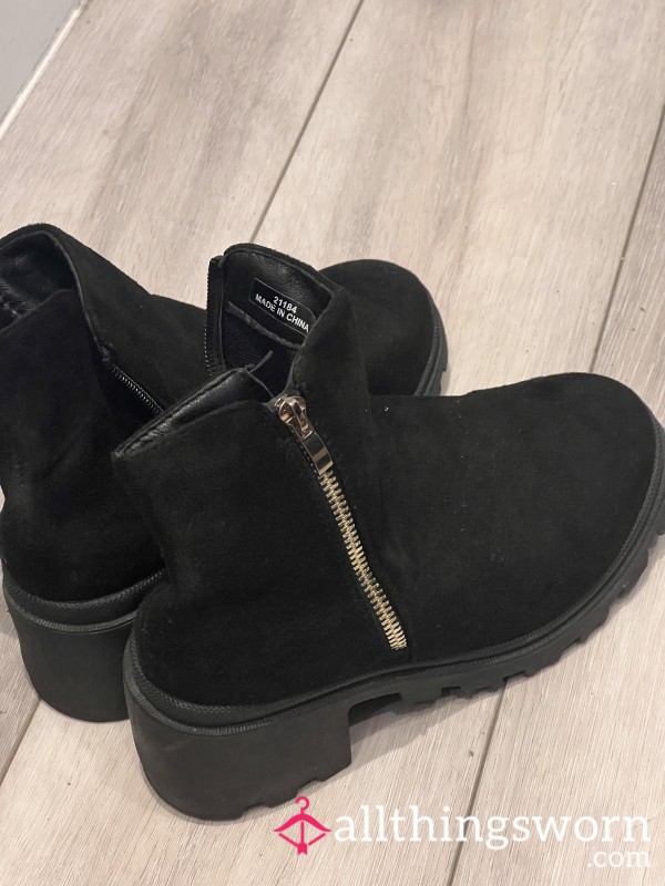Worn Boot Heels