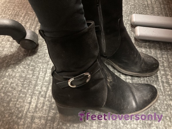Worn Boots In A Hot Sweaty Office