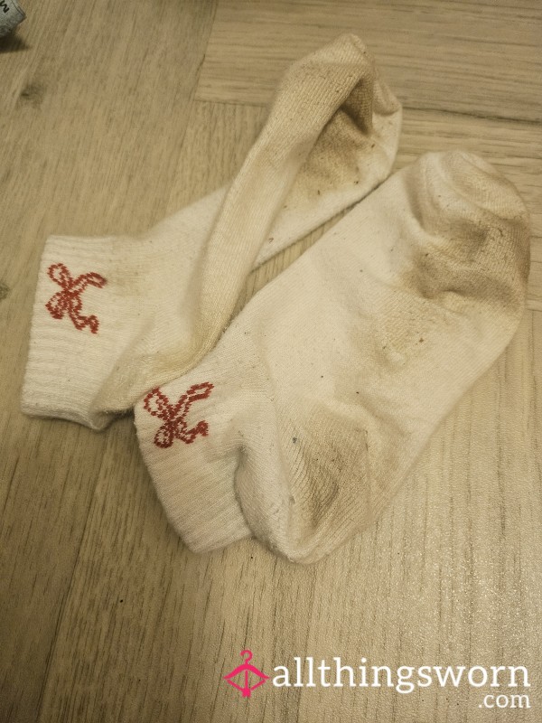 Worn Bow Socks
