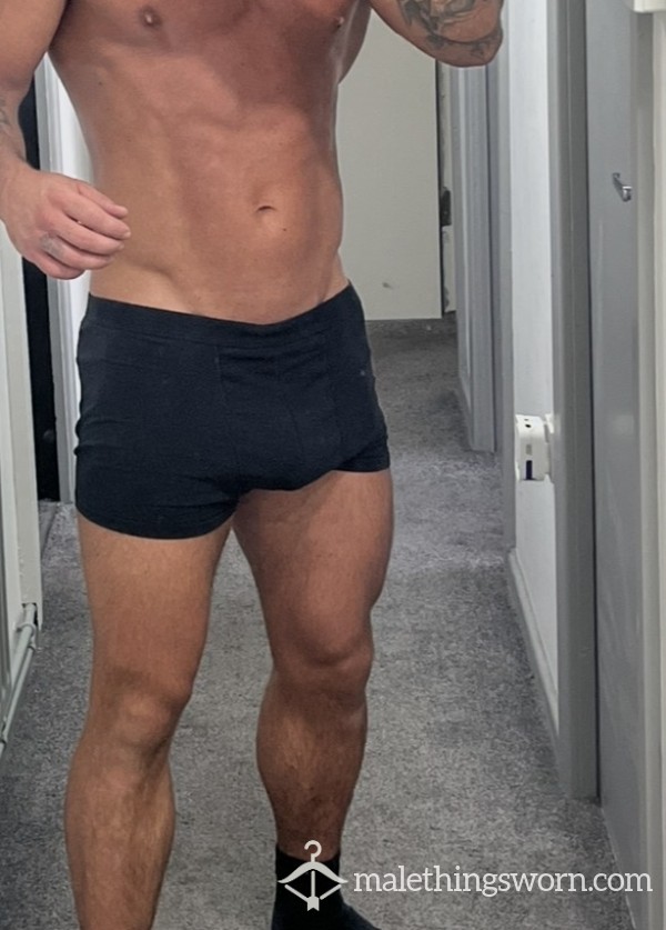 Worn Boxers For Gym Workout And Full Days Work