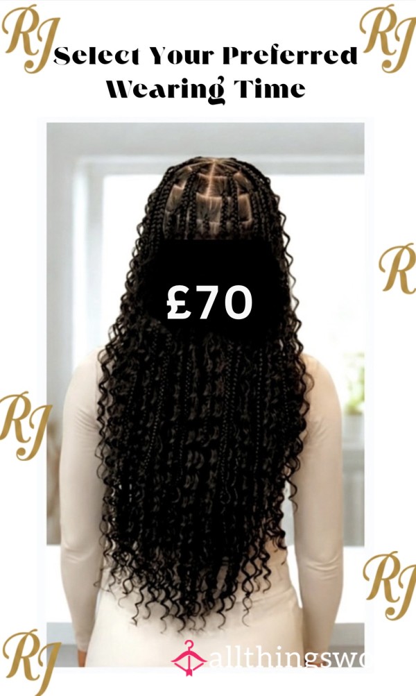 Worn Braiding Extensions Choose Your Colour