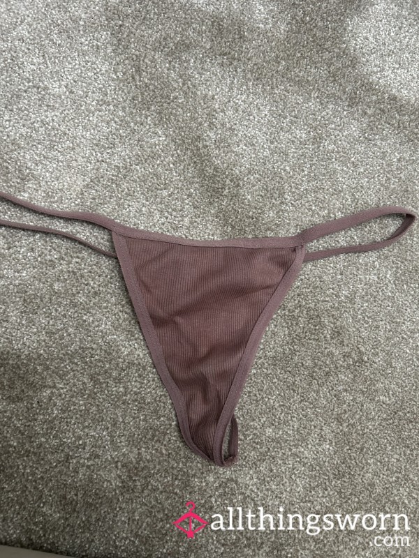 Worn Brown G String