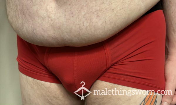 Worn By Travis Red Boxer Briefs Size XL