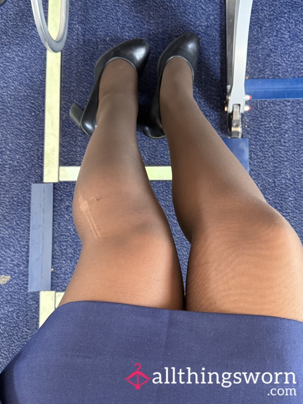 Worn Cabin Crew Tights