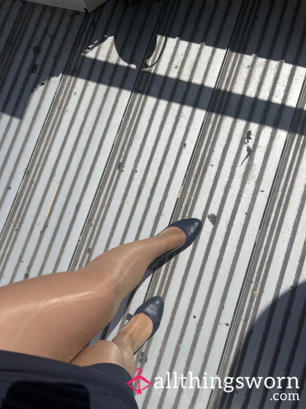 Worn Cabin Crew Tights  All Day Wear ✈️