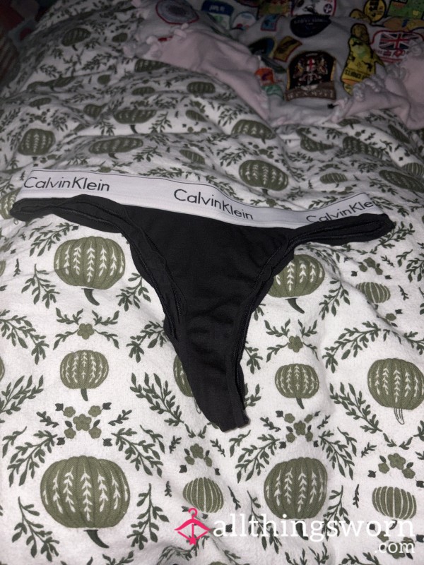 Worn Calvin Klein Thong