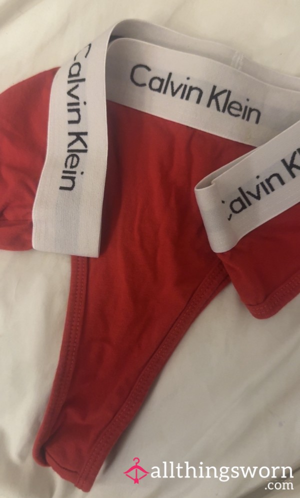 Worn Calvin Kleins