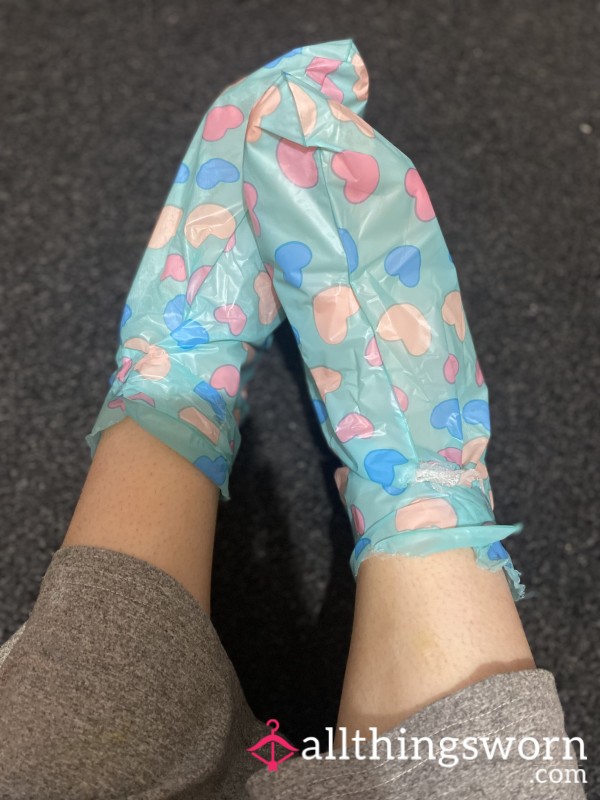 Worn Candy Floss Scented Foot Socks
