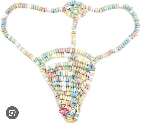 Worn Candy Thong👅