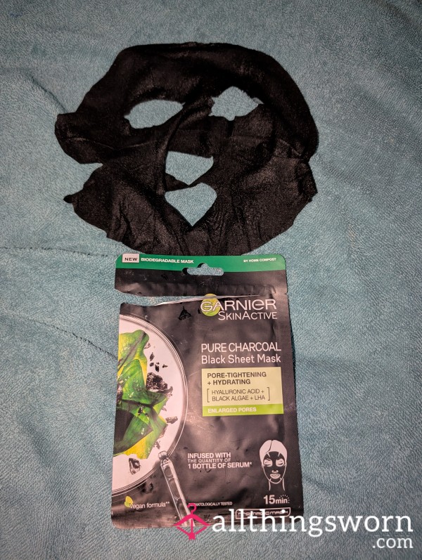 Worn Charcoal Sheet Mask