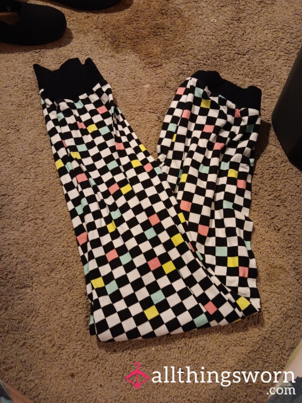 Worn Checkered Pajama Pants – Soft, Cozy & Scented With Me