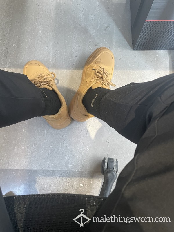 Worn Chinese Retro Warrior Sneakers (Khaki) | Daily Used Casual Trainers