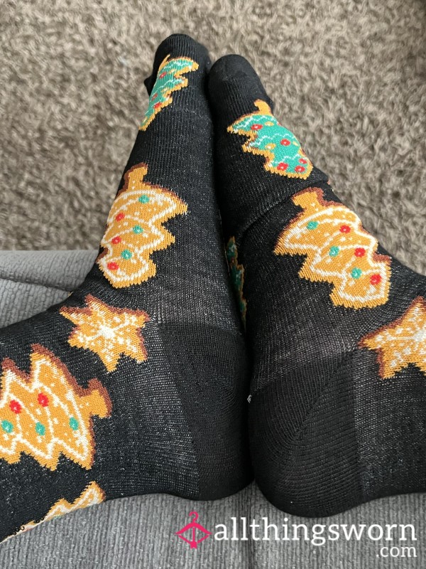 Worn Christmas Socks(3 Day Wear)