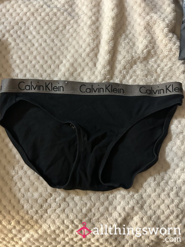 Worn CK Panties