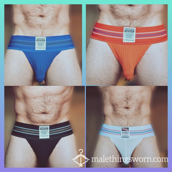 Worn Cla**ic Jocks By Alpha Sweat 🩸🔥