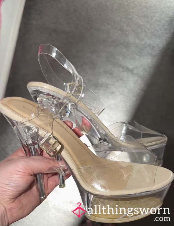 Worn Clear PVC Stiletto – Brat Owned