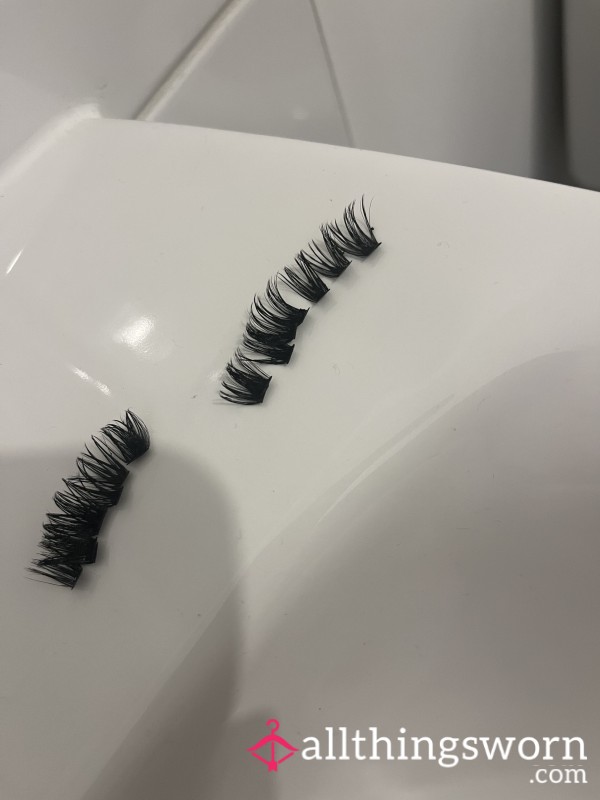 Worn Cluster Lashes