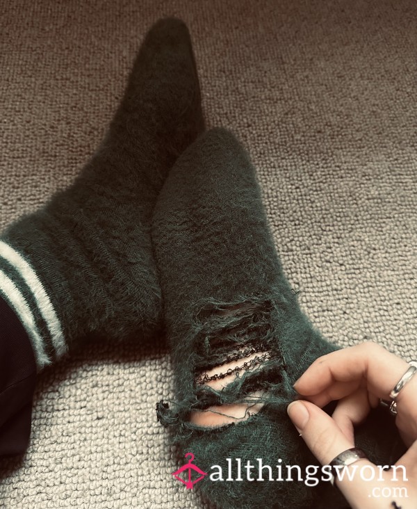 Worn Cosy Socks