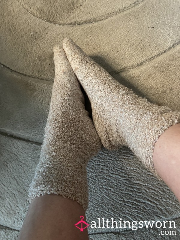 Worn Cozy Bed Socks