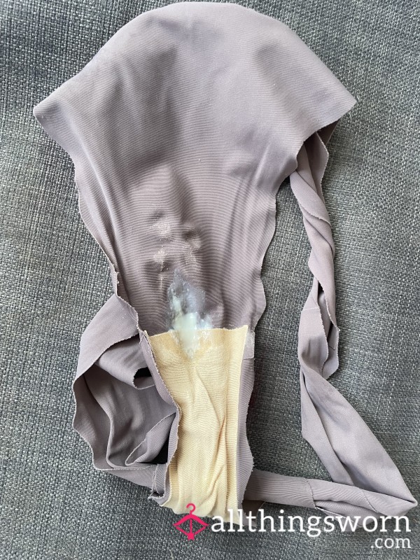 Worn Creamy Panties