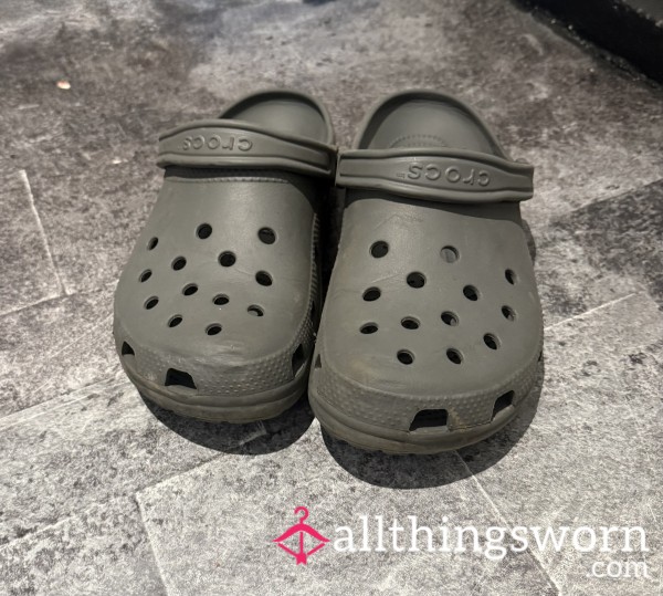 Worn Crocs…