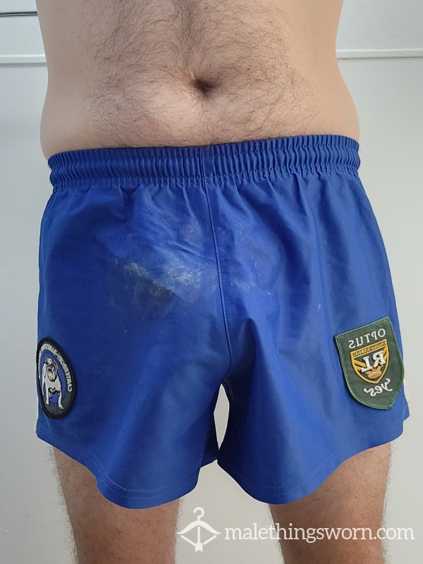 Worn C*m Stained Footy Shorts