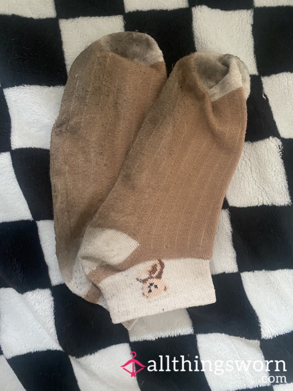 Worn Cute Socks