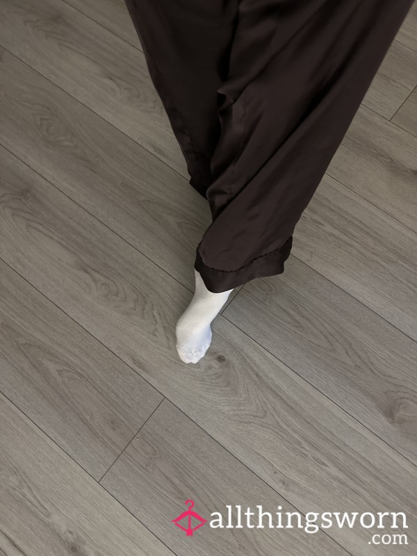 Worn Cute White Socks 💘