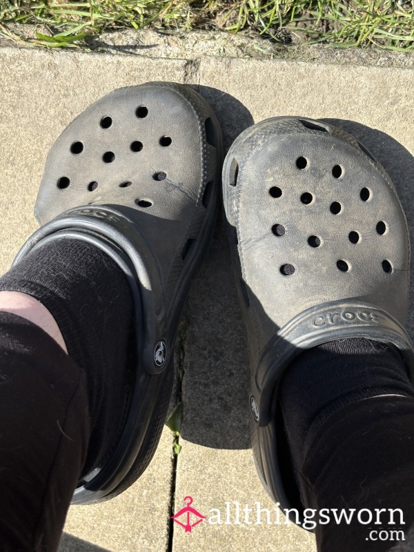 WORN DAILY CROCS