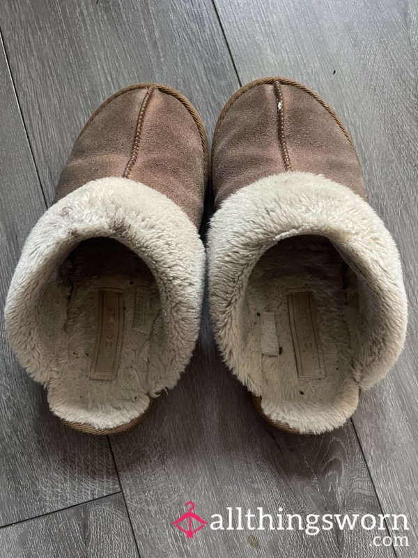 Worn Daily Slippers, With Heavy Scent!