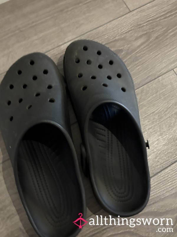 Worn Dirty Crocs – Size 12