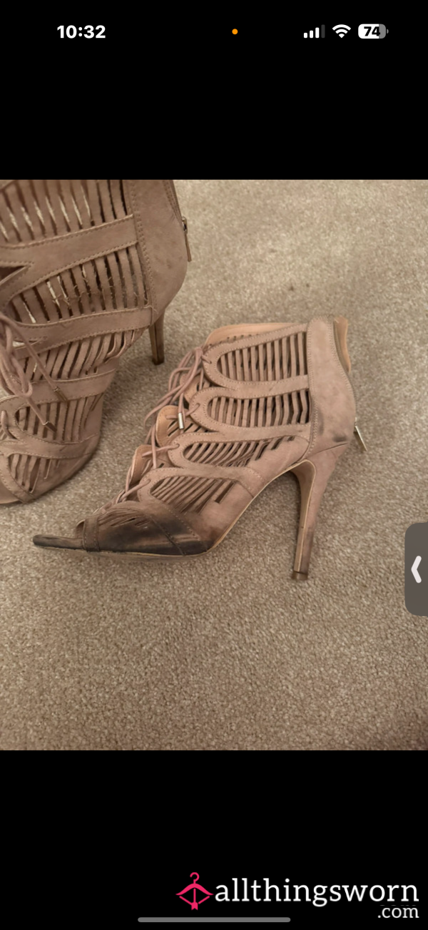 Worn Dirty Heels