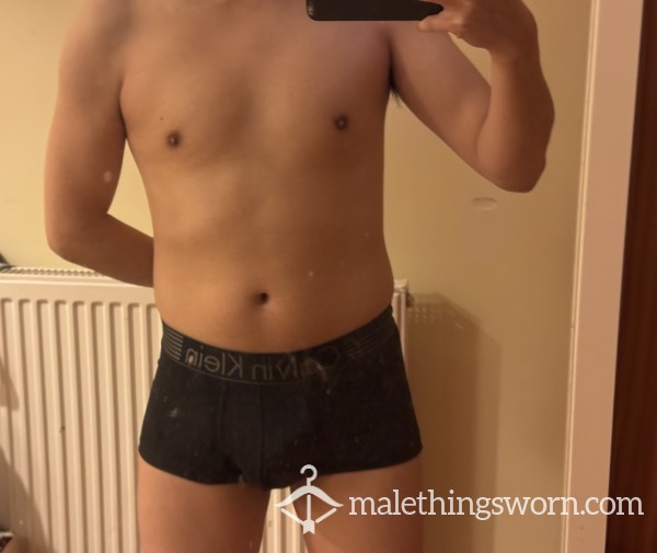 Worn, Dirty, Pi*s Stained Calvin Kleins