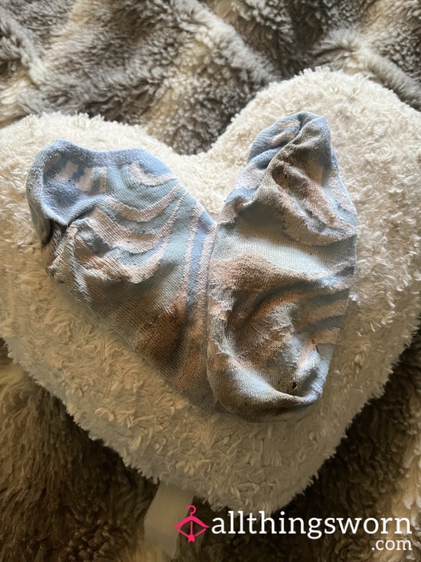 Worn, Dirty, Smelly Ankle Socks