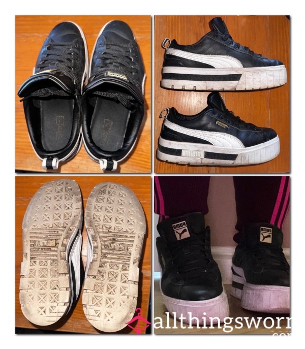 Worn Dirty Smelly Puma Sneakers 👟