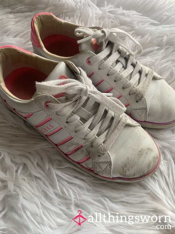 Worn Dirty Sneakers Size 6