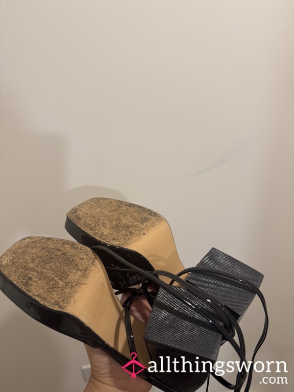 Worn Dirty Sole High Heels