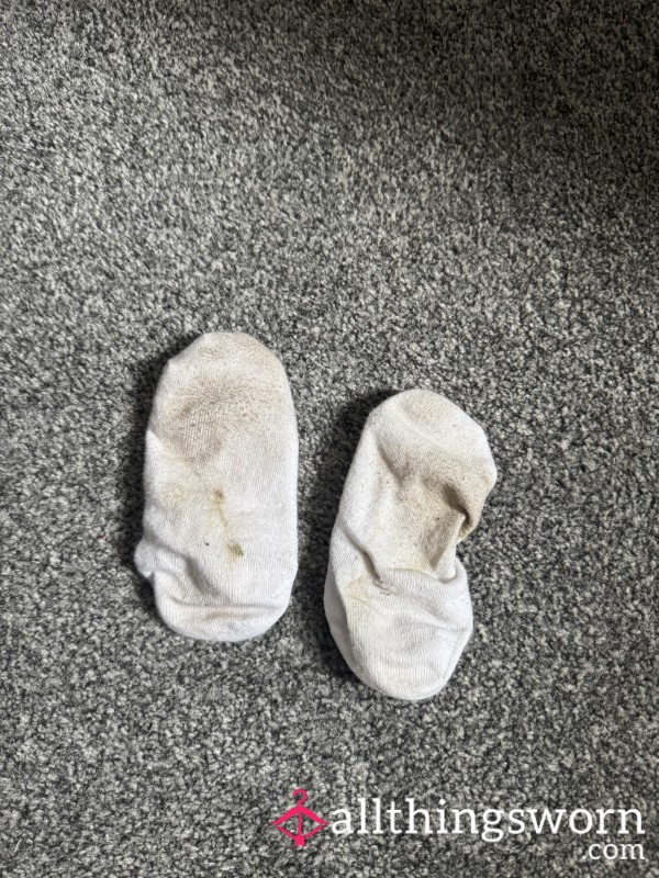 Worn Dirty White Socks 🧦20 Hrs