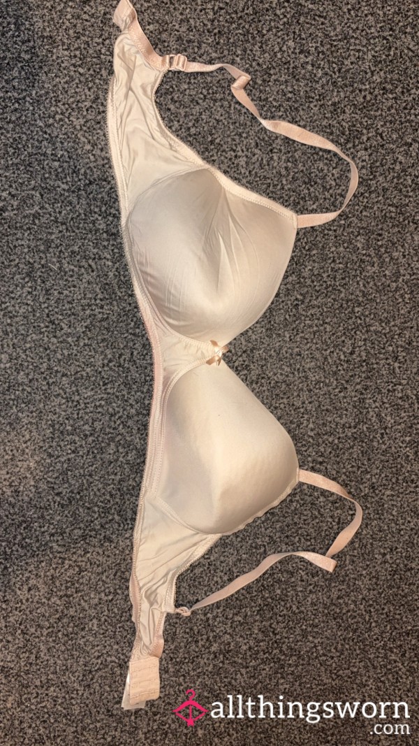 Worn Discoloured Bra