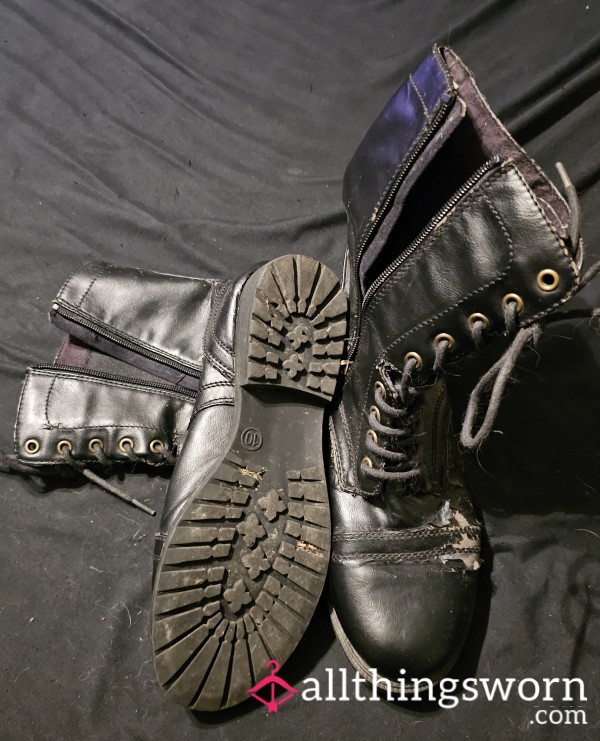 Worn Down Ankle Boots
