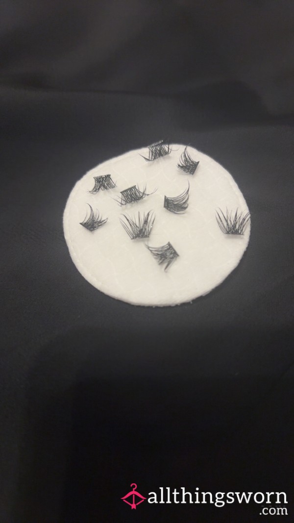 Worn Eyelash Extensions