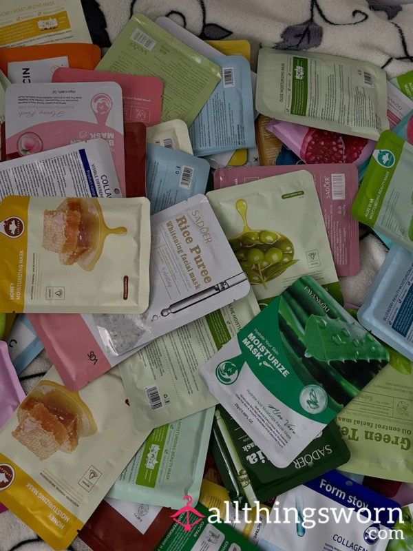 Worn Face Mask Freshly Used, Random Pick