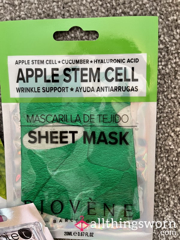💋 Worn Face Mask & Under-Eye Masks – Soothe Your Skin & Fantasies